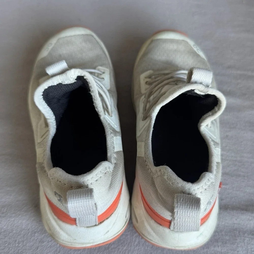 Size 11c -  On‎ Cloudleap, Ivory/Flame Little Kid Medium